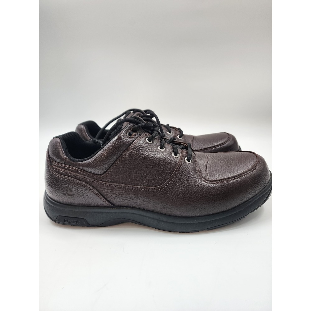 Dunham Burlington 8000BP Mens Brown Leather Waterproof Oxford Shoes 14 6E Wide - Picture 9 of 12